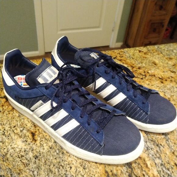 Mens Adidas Originals Campus 80s Classic Casual Shoe / Navy / GY4588 / Size 10 main image 8